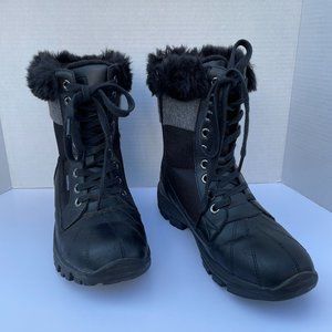 La Neige  Women Winter Black Waterproof Boots Size